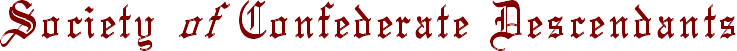 Society of Confederate Descendants
